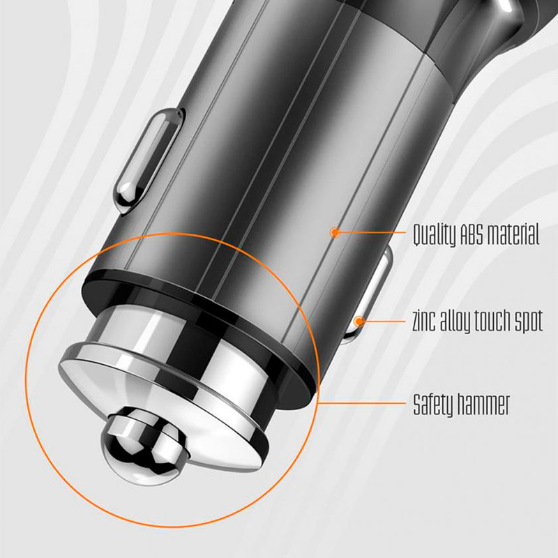 Incarcator Auto LDNIO C503Q QC 3.0 2xUSB 3.0A + Cablu Micro-USB - Albastru Inchis