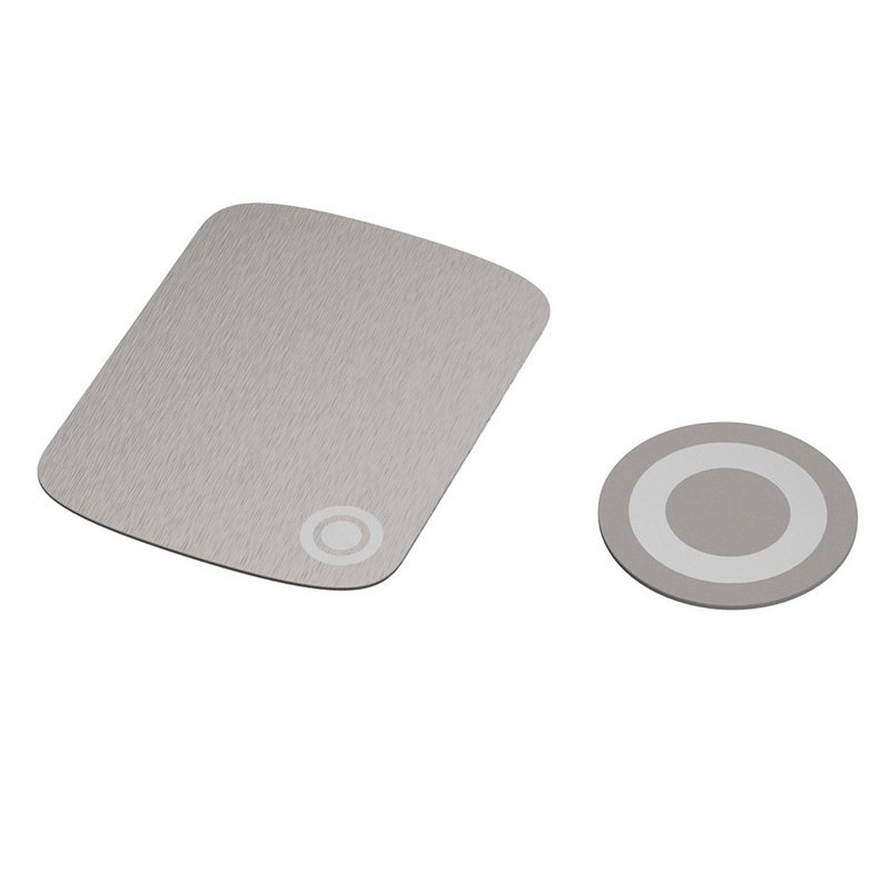 Placa Metalica Autoadeziva Pentru Suporturi Magnetice Iron Plate - Silver