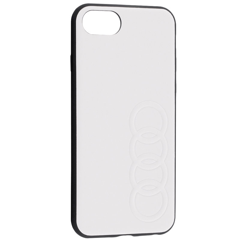 Bumper iPhone 7 Audi - Alb TPUPCIP8-TT/D1-WE