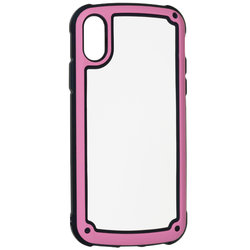 Husa iPhone X, iPhone 10 Hybrid Solid Frame - Pink