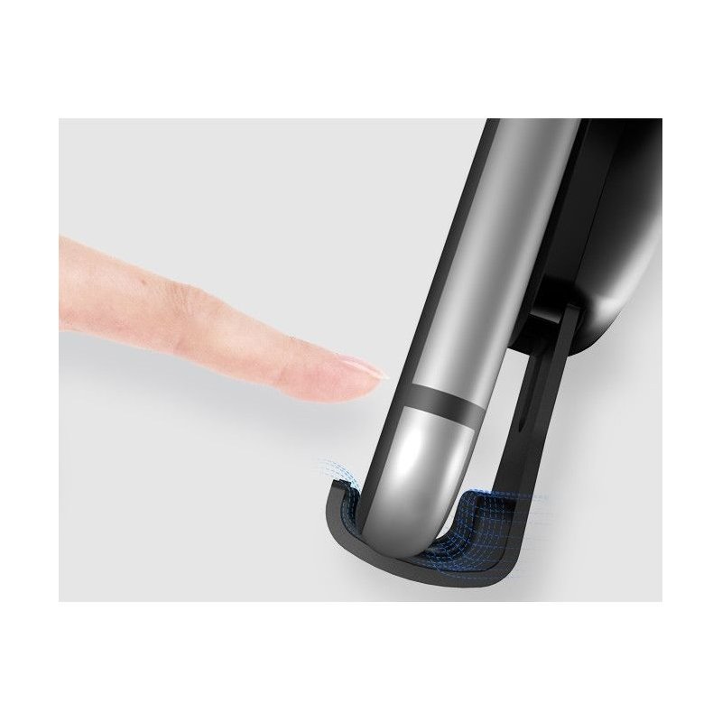 Suport Grila Ventilatie H-02 Gravity Grip Pentru Telefon - Negru