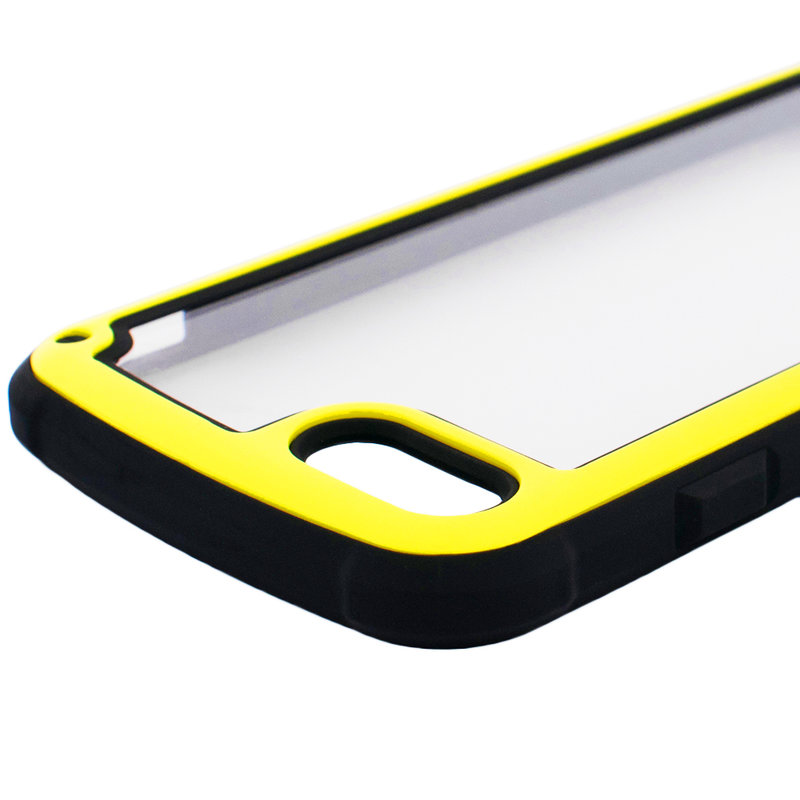 Husa iPhone 7 Hybrid Solid Frame - Yellow
