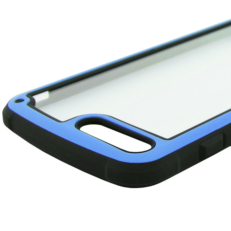 Husa iPhone 7 Plus Hybrid Solid Frame - Blue