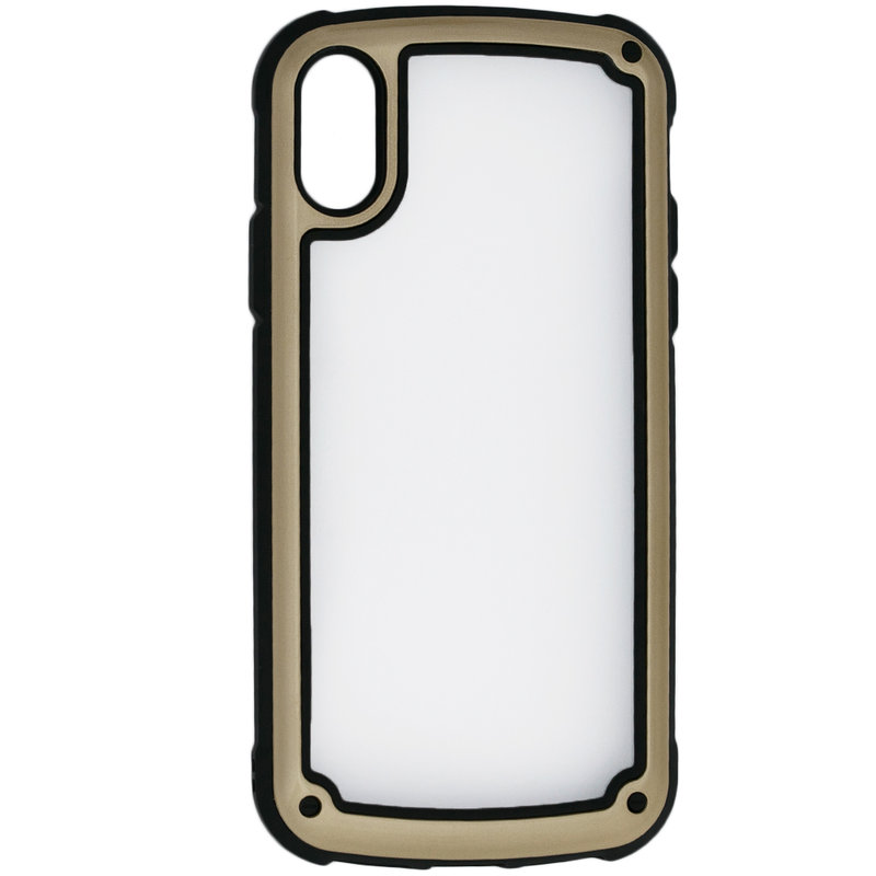 Husa iPhone X, iPhone 10 Hybrid Solid Frame - Gold