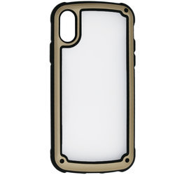 Husa iPhone XS Hybrid Solid Frame - Gold