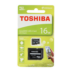 Card de memorie Toshiba Micro SDHC 16 GB UHS-I + Adaptor SD