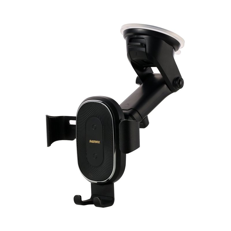 Suport Auto Cu Functie De Incarcare Wireless Remax RM-C37 Gravity Adjustable Arm - Black