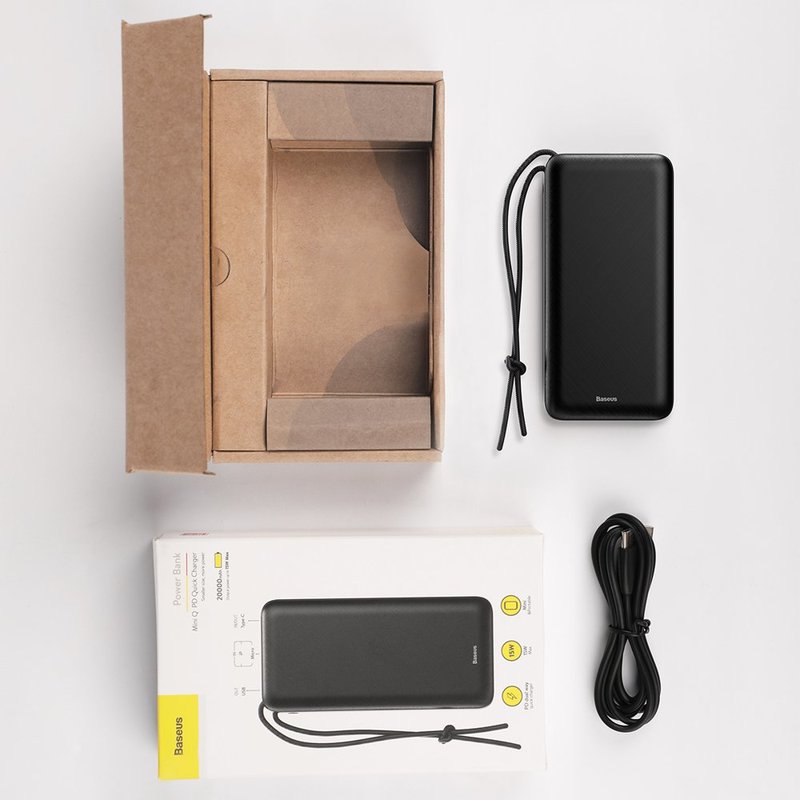 Baterie externa Baseus Power Bank Mini Q PD 20000mAh - PPALL-DXQ01 - Black 