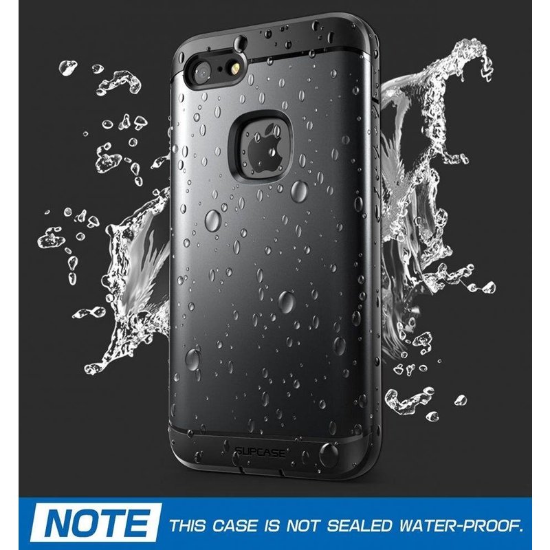 Husa Telefon iPhone 8 Supcase Water Resistant - Black/Pink/Gold