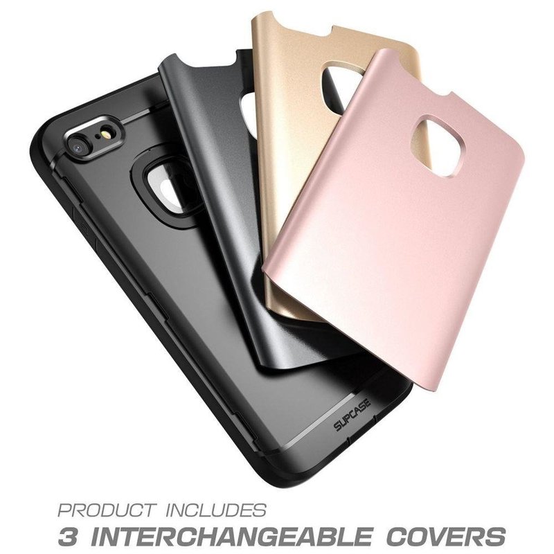 Husa Telefon iPhone 7 Supcase Water Resistant - Black/Pink/Gold