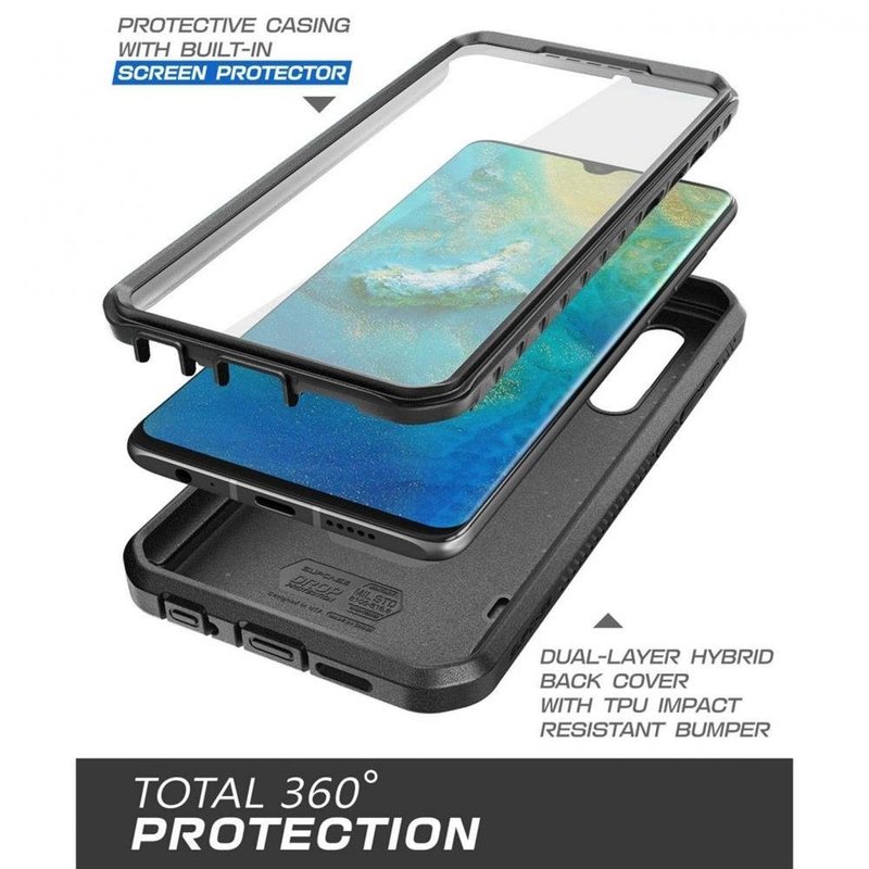 Husa Huawei P30 Supcase Unicorn Beetle Pro, negru