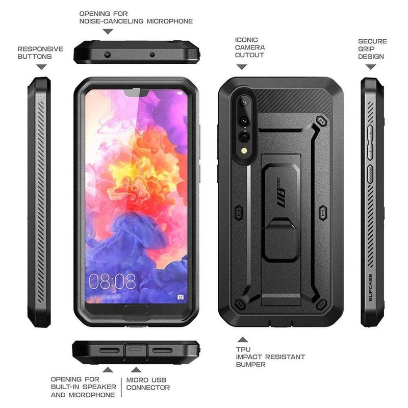 Husa Telefon Huawei P20 Pro Supcase Unicorn Beetle Pro, negru