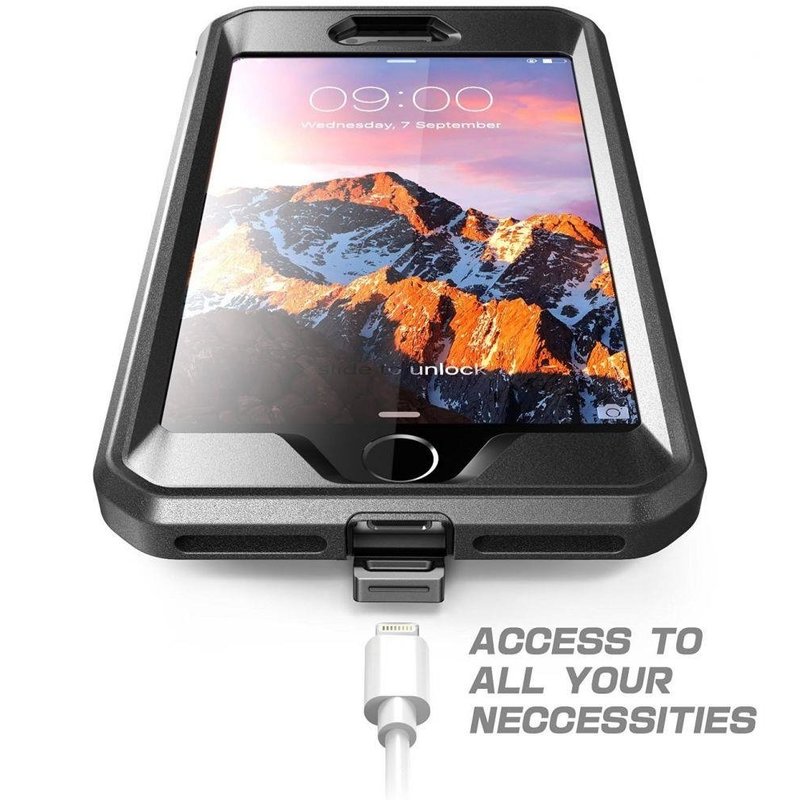 Husa iPhone 7 Plus Supcase Unicorn Beetle Pro, negru