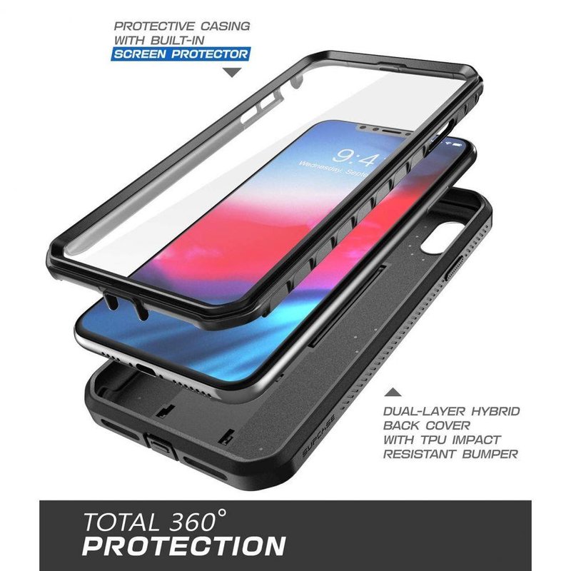Husa iPhone XS Max Supcase Unicorn Beetle Pro, negru
