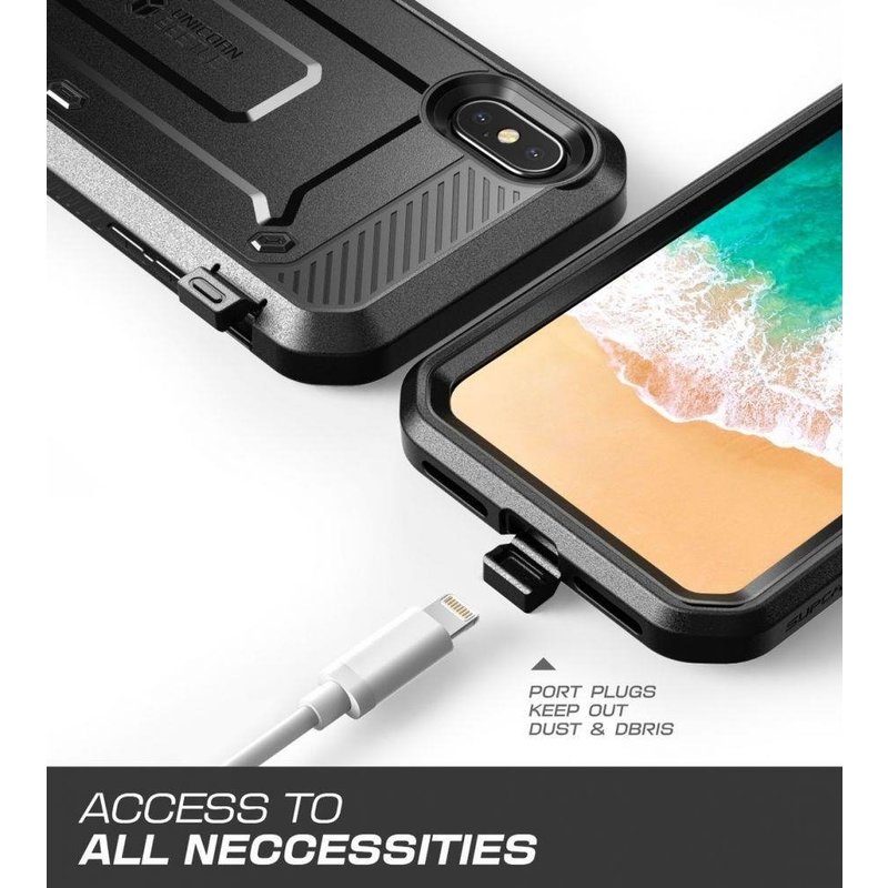 Husa Telefon iPhone XS Supcase Unicorn Beetle Pro, negru