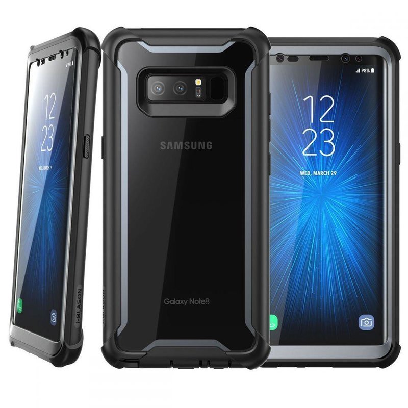 [Pachet 360°]Husa Samsung Galaxy Note 8 i-Blason Ares V2 + Folie Ecran - Black