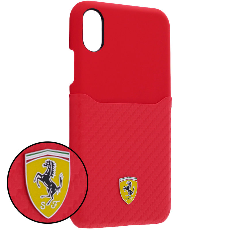 Bumper iPhone XS Ferrari - Rosu FESPAHCPXRE