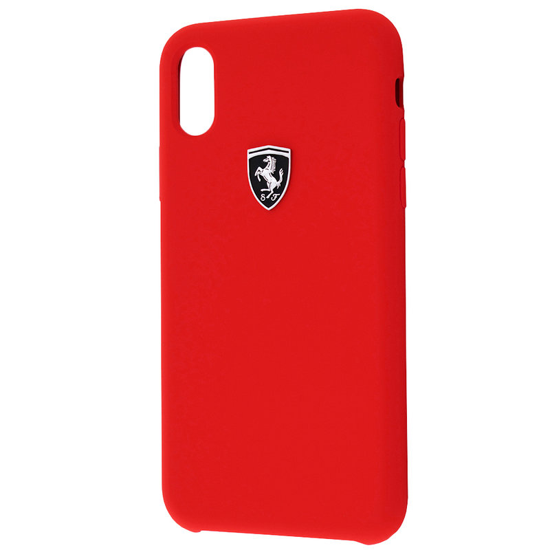 Bumper iPhone XS Ferrari - Rosu FEOSIHCPXRE