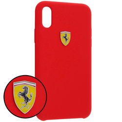 Bumper iPhone XS Ferrari - Rosu FESSIHCPXRE