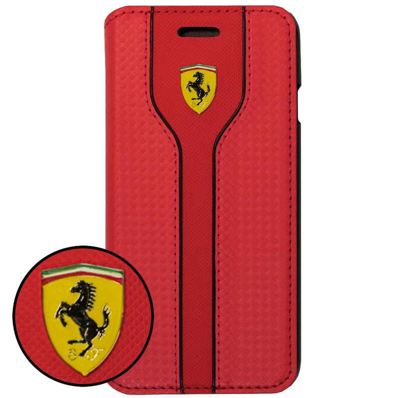 RESIGILAT-Husa iPhone 7 Ferrari Book - Rosu FEST2FLBKP7RE