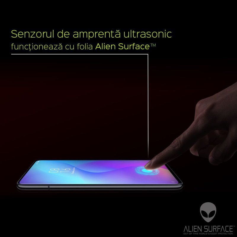 Folie Regenerabila Xiaomi Mi 9T Alien Surface XHD, Case Friendly - Clear