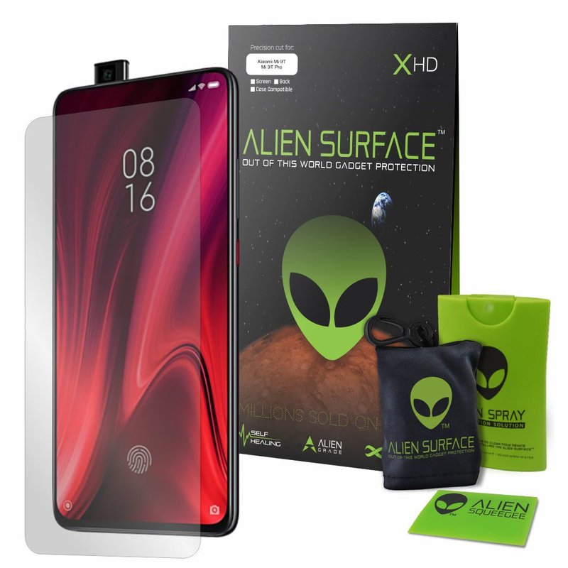 Folie Regenerabila Xiaomi Mi 9T Alien Surface XHD, Case Friendly - Clear