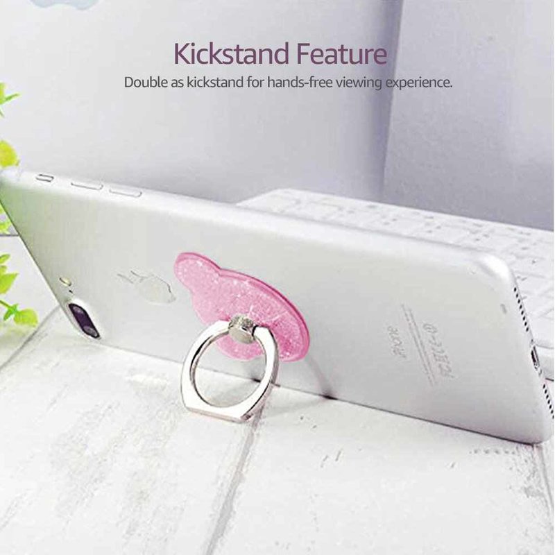 Suport Telefon/Tableta Glitter Bear Ring - Gold