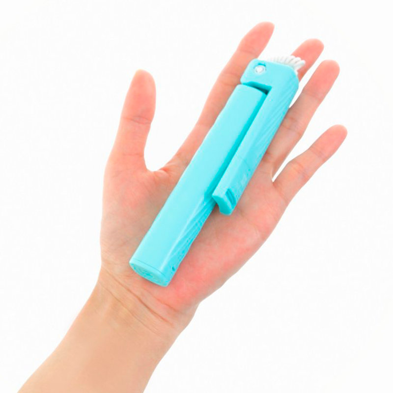 Selfie Stick Mini Lightning Cu Buton Declansator - Orange