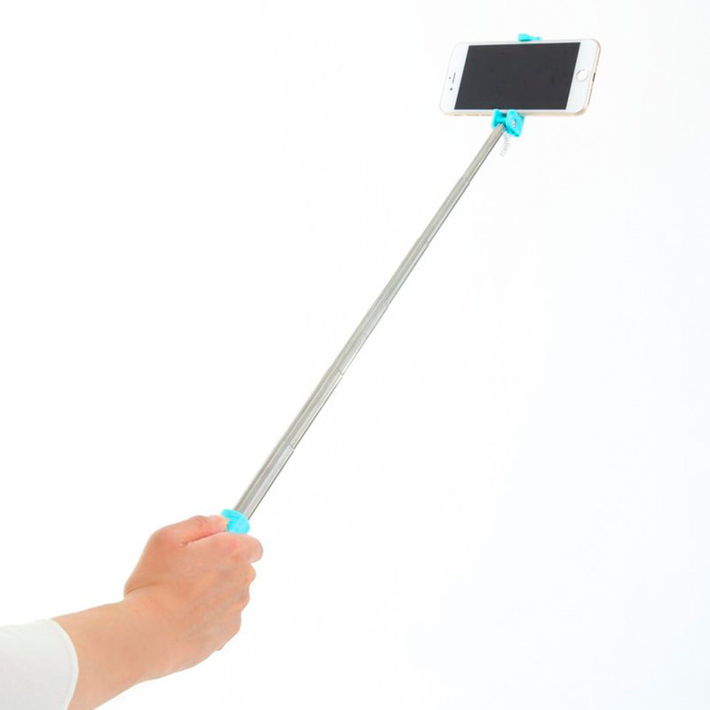 Selfie Stick Mini Lightning Cu Buton Declansator - Green