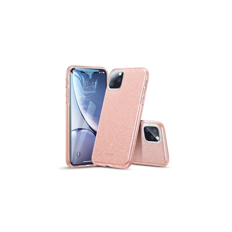 Husa iPhone 11 ESR MakeUp Glitter - Pink