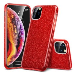 Husa iPhone 11 Pro Max ESR MakeUp Glitter - Red