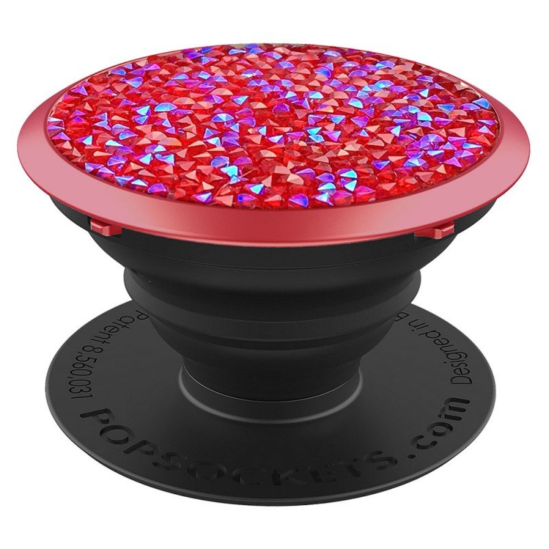Popsockets Original, Suport Cu Functii Multiple - Siam Red Crytals