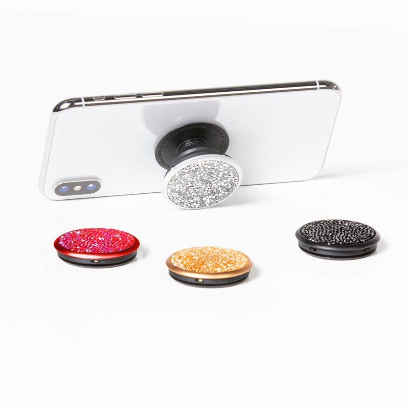 Popsockets Original, Suport Cu Functii Multiple - Siam Red Crytals