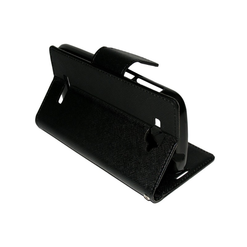 Husa Alcatel Pop C7 Flip Tip Carte Negru MyFancy