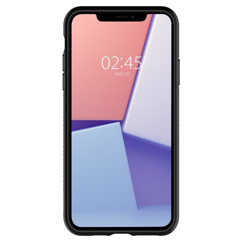 Husa Telefon iPhone 11 Pro Spigen Liquid Air - Matte Black