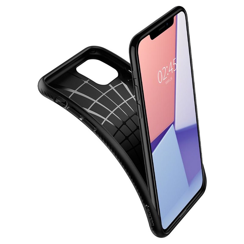 Husa Telefon iPhone 11 Pro Spigen Liquid Air - Matte Black