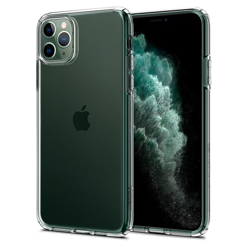 Husa iPhone 11 Pro Max Spigen Liquid Crystal, transparenta