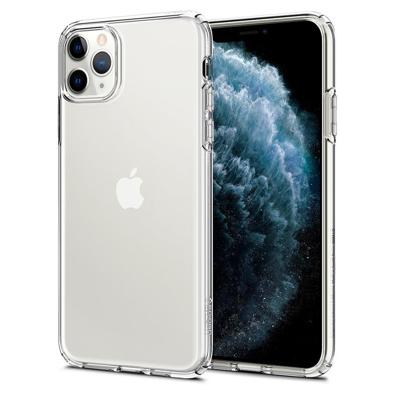 Husa iPhone 11 Pro Max Spigen Liquid Crystal, transparenta