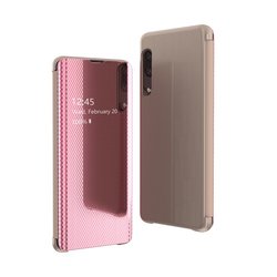 Husa Samsung Galaxy A70 Flip Grid View Cover - Pink
