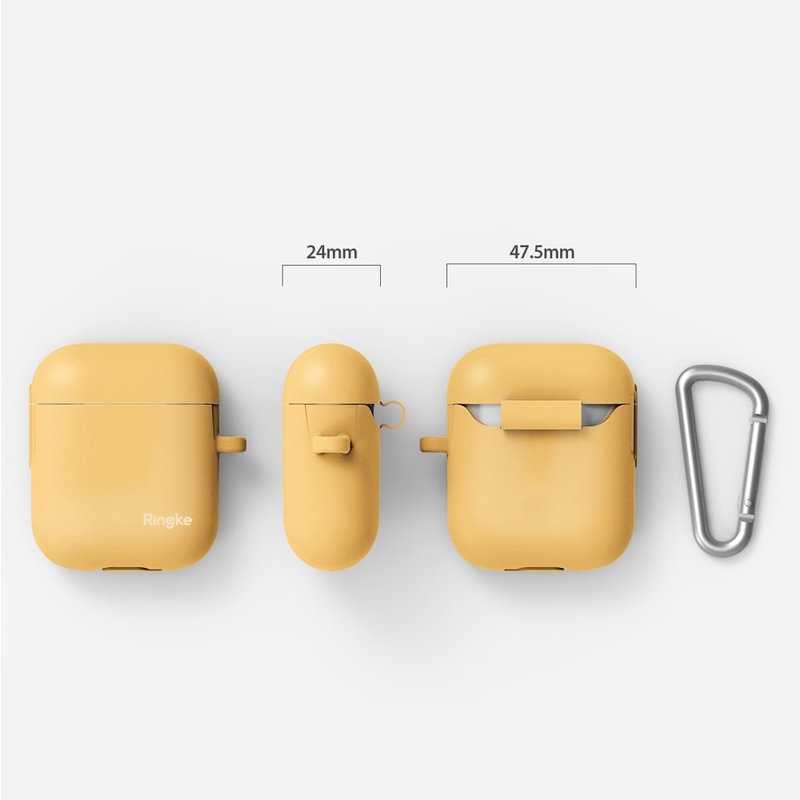 Husa Pentru Apple Airpods Din Silicon Protector Ringke Case - 8809659048607 - White