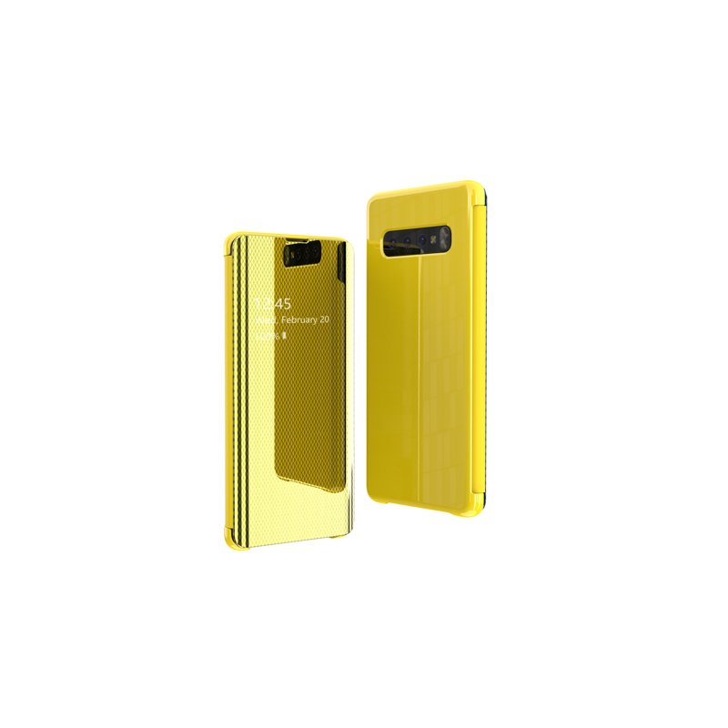 Husa Samsung Galaxy S10e Flip Grid View Cover - Yellow