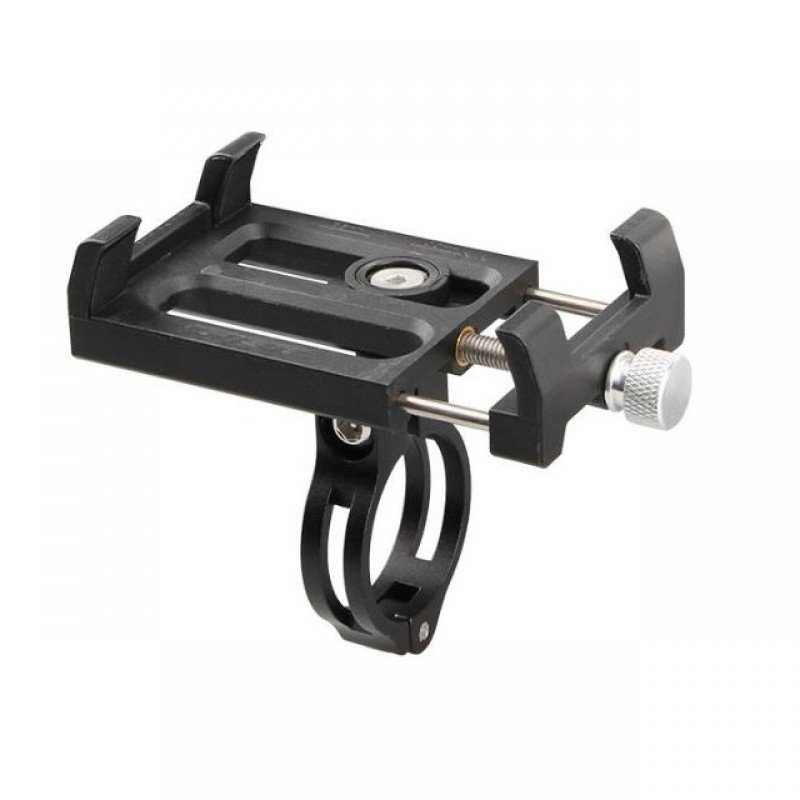 Suport Bicicleta, Din Metal, Cu Prindere De Ghidon, Pentru Telefoane - Negru G84