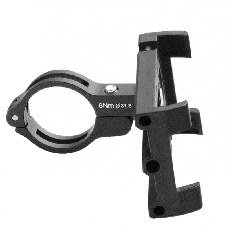 Suport Bicicleta, Din Metal, Cu Prindere De Ghidon, Pentru Telefoane - Negru G84