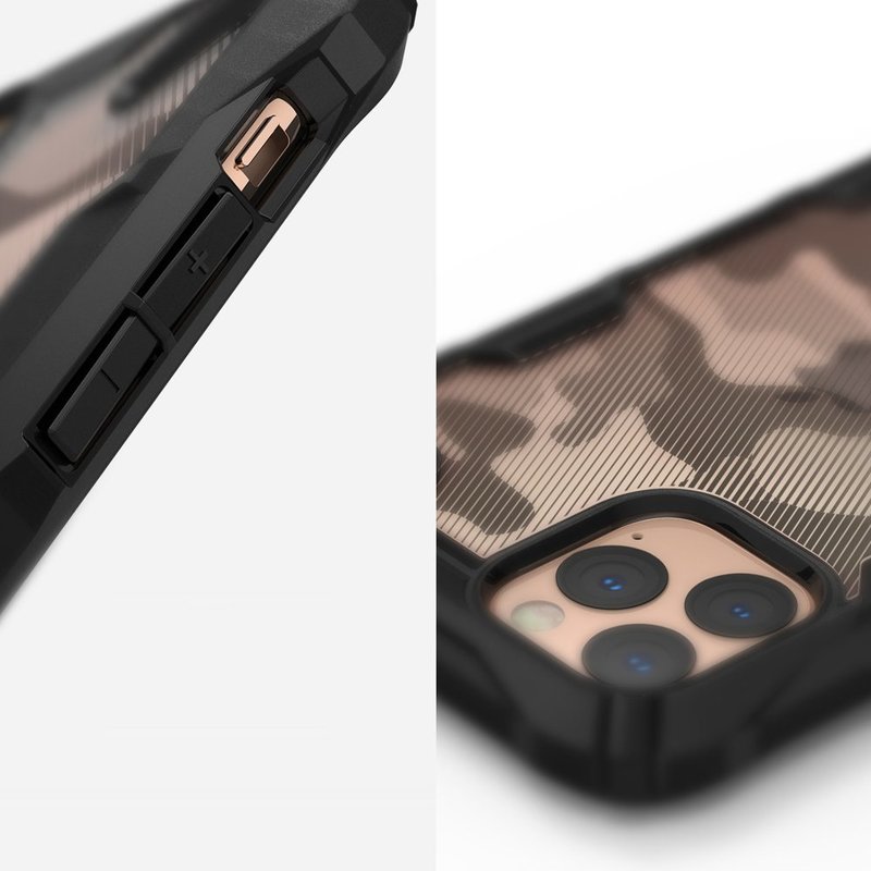 Husa iPhone 11 Pro Ringke Fusion X - Camo Black