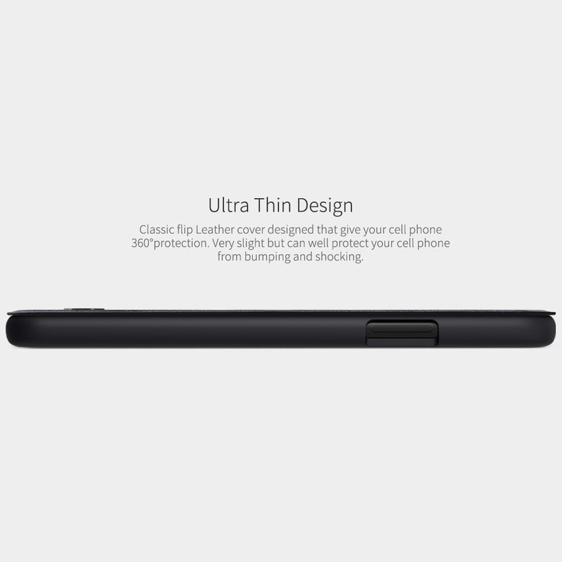 Husa iPhone 11 Pro Max Nillkin QIN Leather, negru