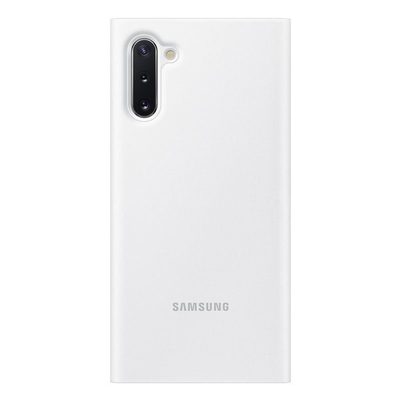 Husa Originala Samsung Galaxy Note 10 LED View Cover - EF-NN970PWEGWW - White
