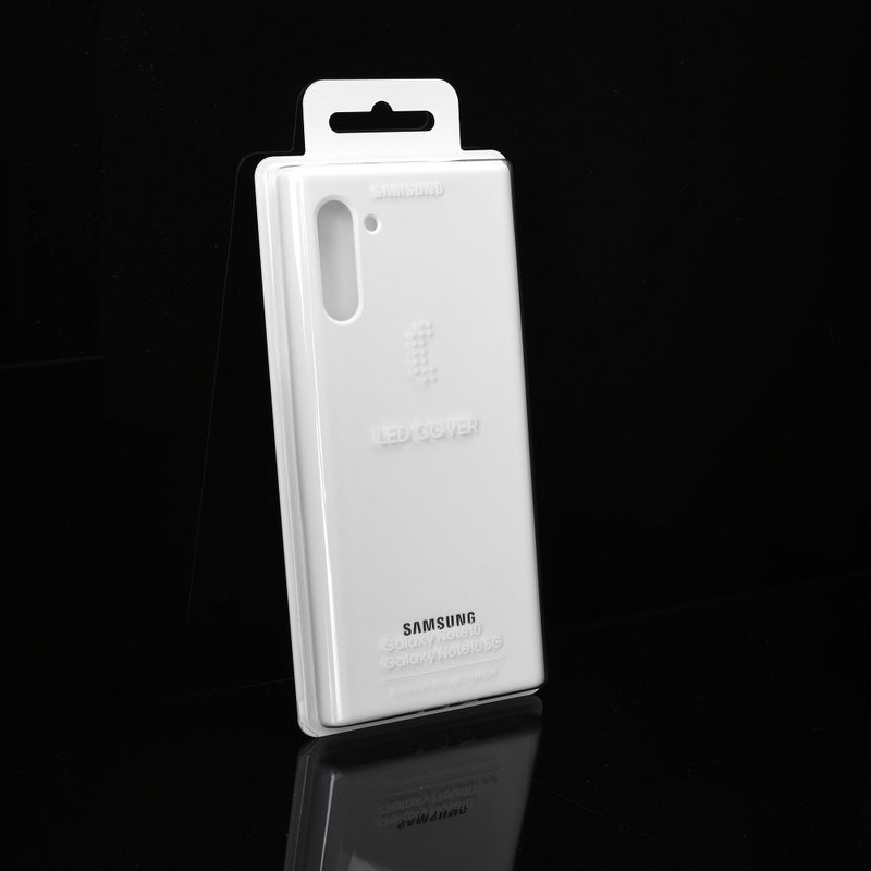 Husa Telefon Originala Samsung Galaxy Note 10 LED Cover - Alb