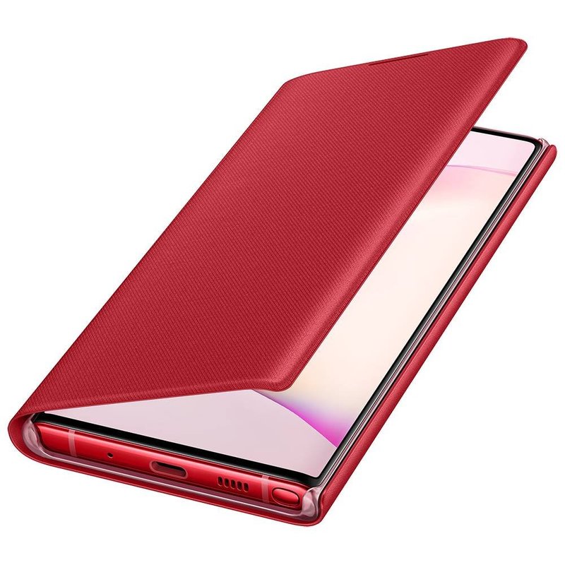 Husa Originala Samsung Galaxy Note 10 LED View Cover - EF-NN970PREGWW - Red