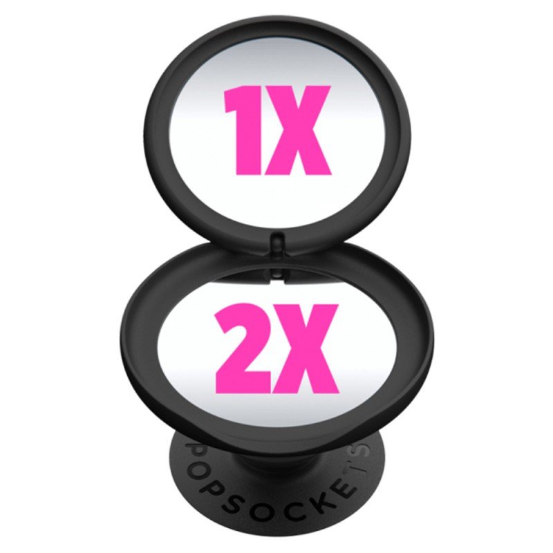 Popsockets Original, Suport Cu Functii Multiple - PopMirror Black Gloss