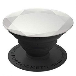 Popsockets Original, Suport Cu Functii Multiple - Diamond Medallion Silver